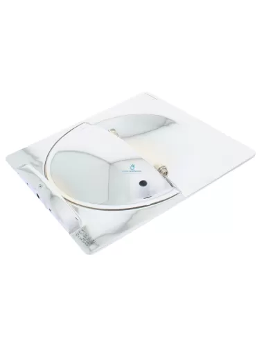 Metal Spot 44400 Soffio Wandleuchte 300 W R7S IP20 poliertes Aluminium